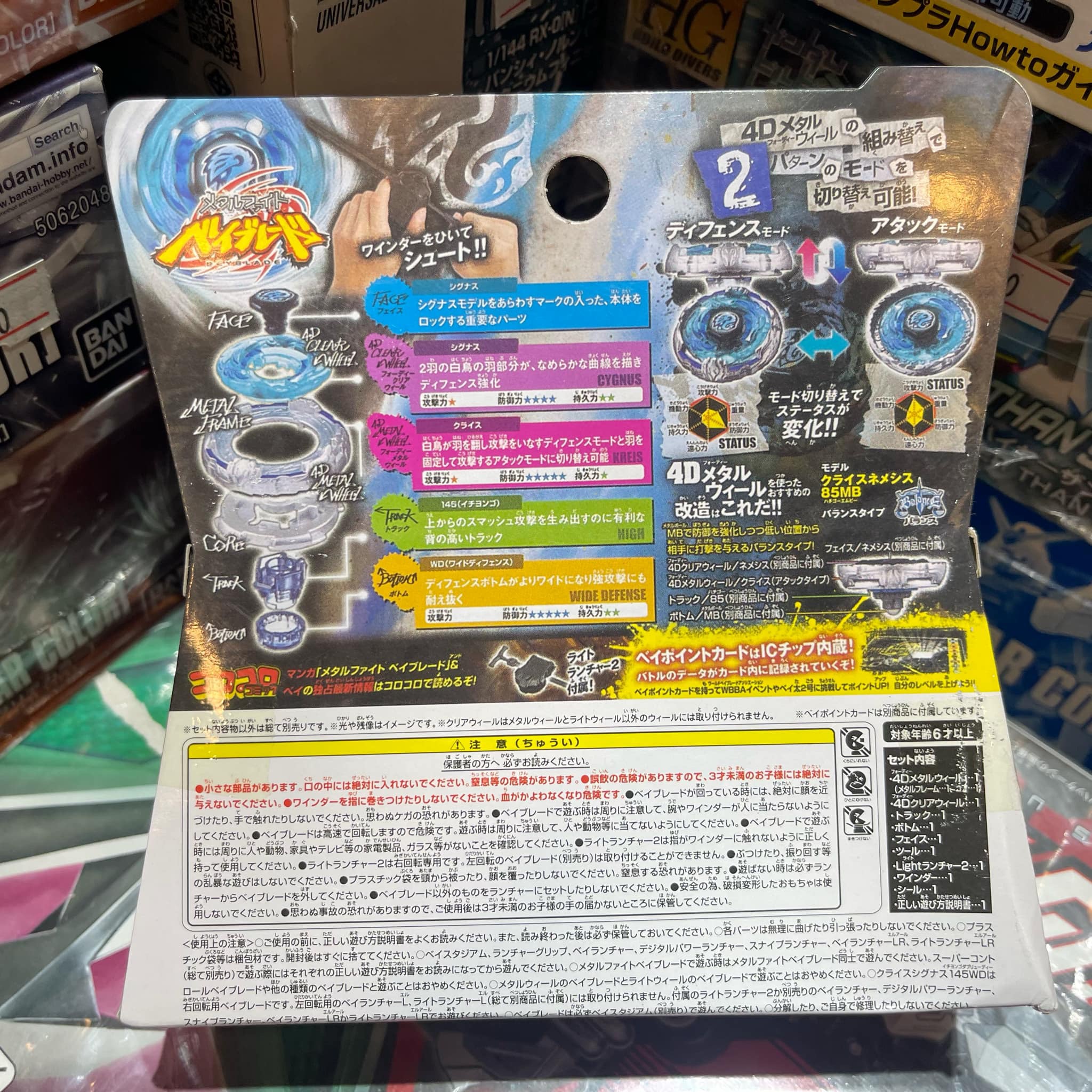 Beyblade Kreis Cygnos 145wd