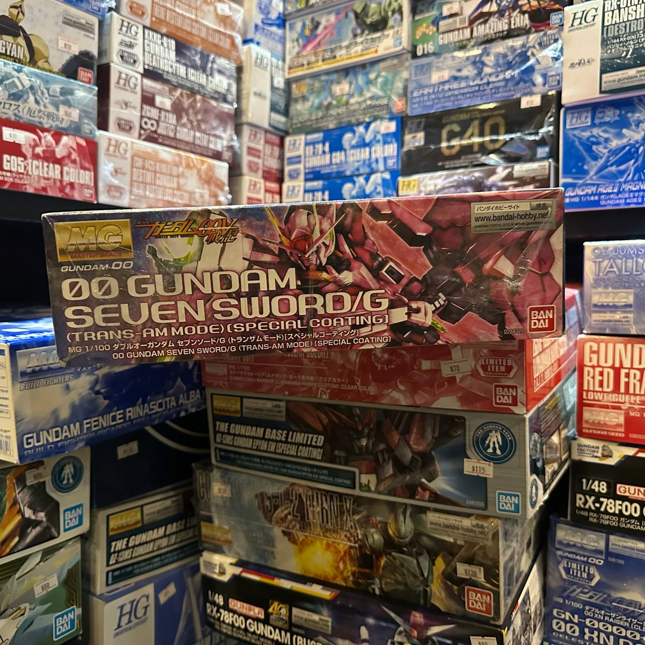 MG 1/100 Seven Sword G Trans Am mode Special Coating 00 Gundam model kit New