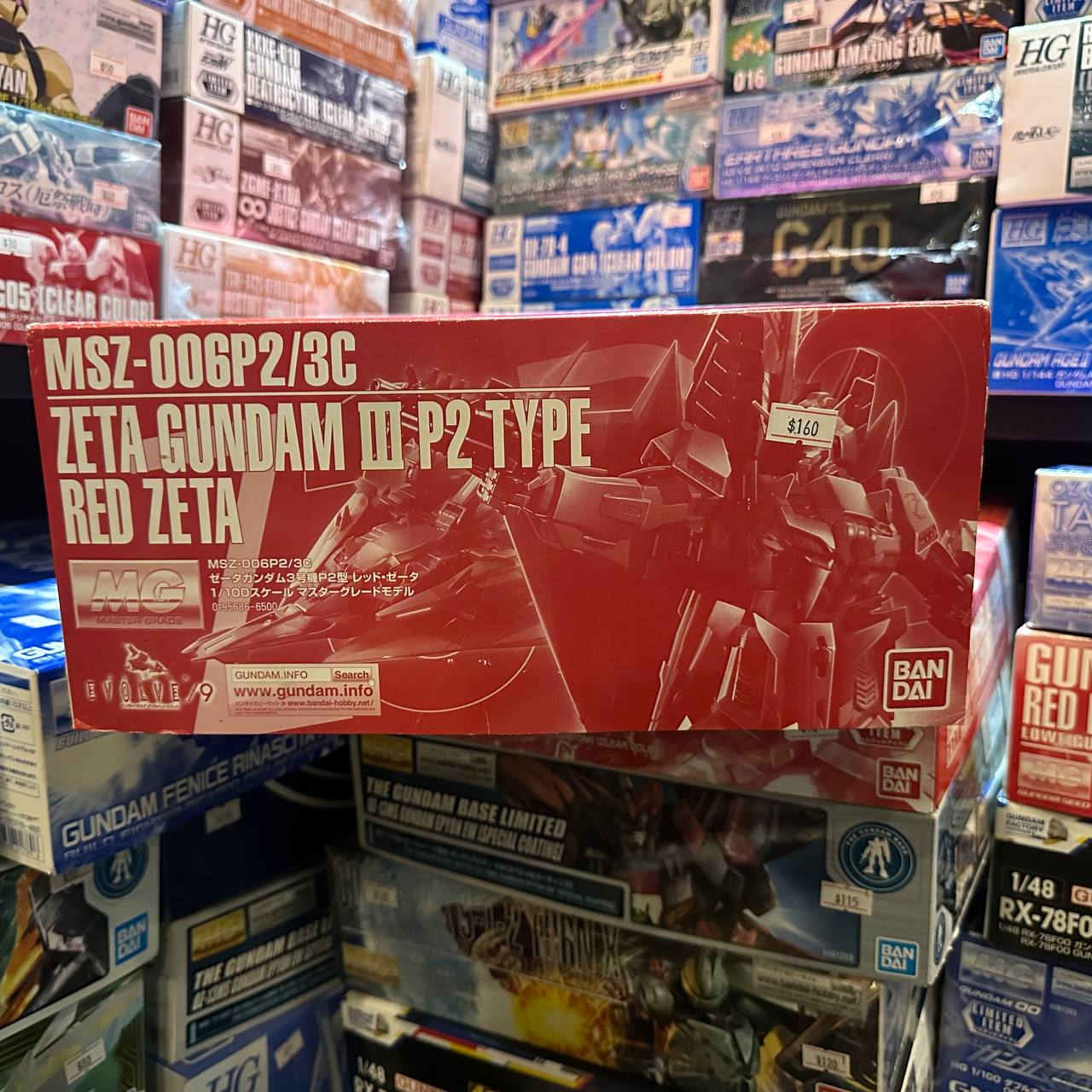 MG 1/100 MSZ-006P2/3C ZETA GUNDAM III P2 TYPE Red ZETA