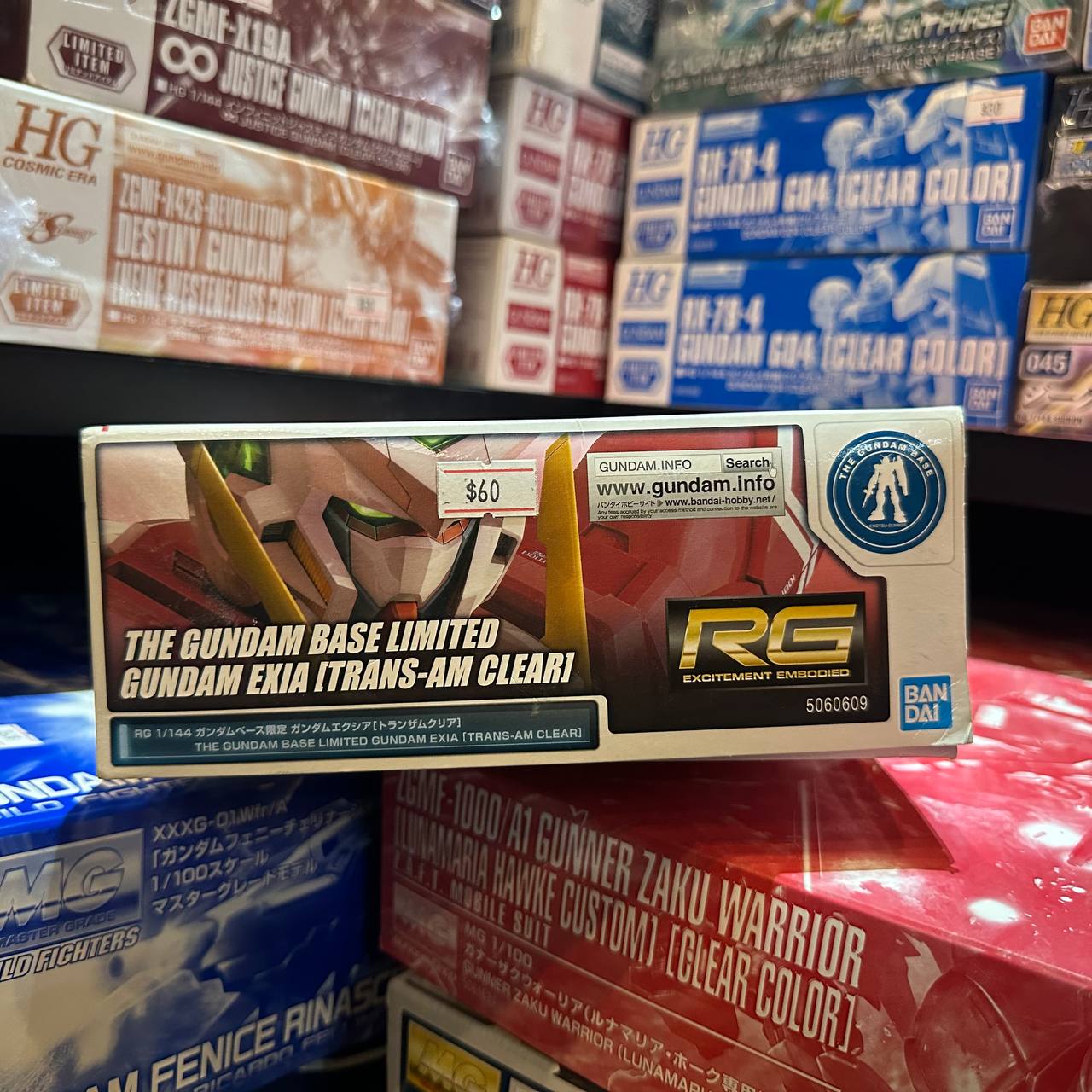 Bandai Spirits RG Gundam Exia Trans Am Clear Ver Gundam-based Limited