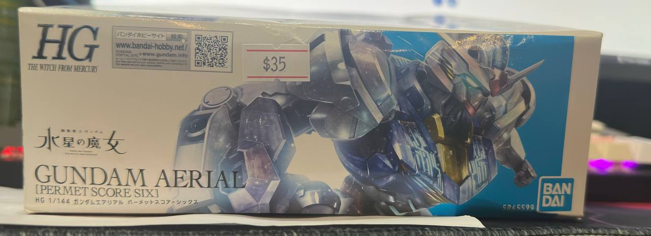 Premium Bandai P-Bandai the Witch From Mercury Gundam Aerial HG 1/144 Scale Model Kit