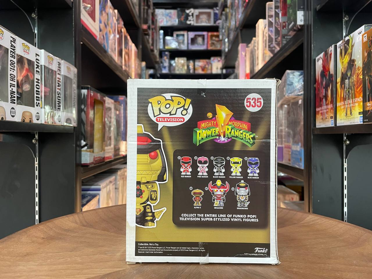 Funko POP Power Rangers Mighty Morphin Green Ranger DRAGONZORD BLACK GOLD