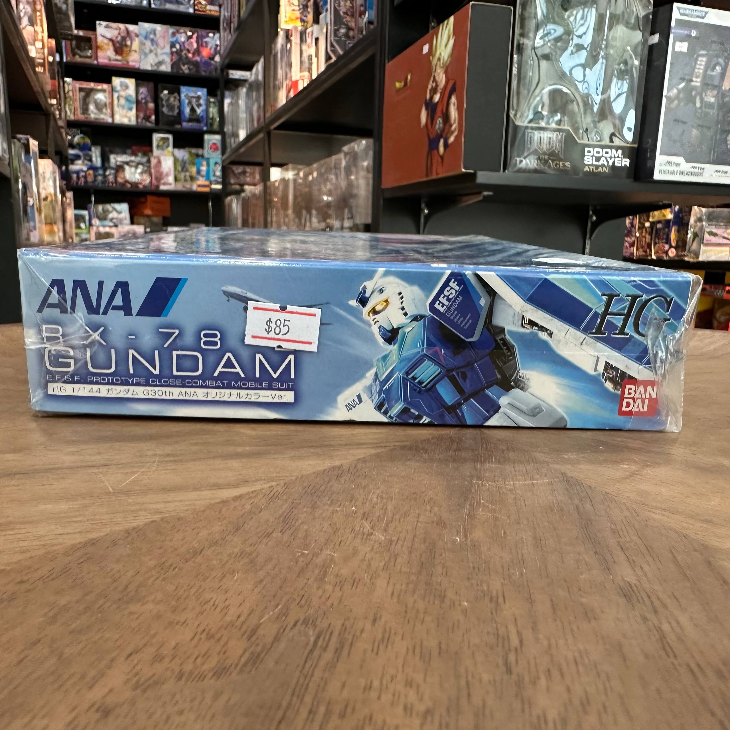 Bandai Hg 1/144 Rx-78-2 Gundam Ver G30th Ana Original Color Model Kit Japan