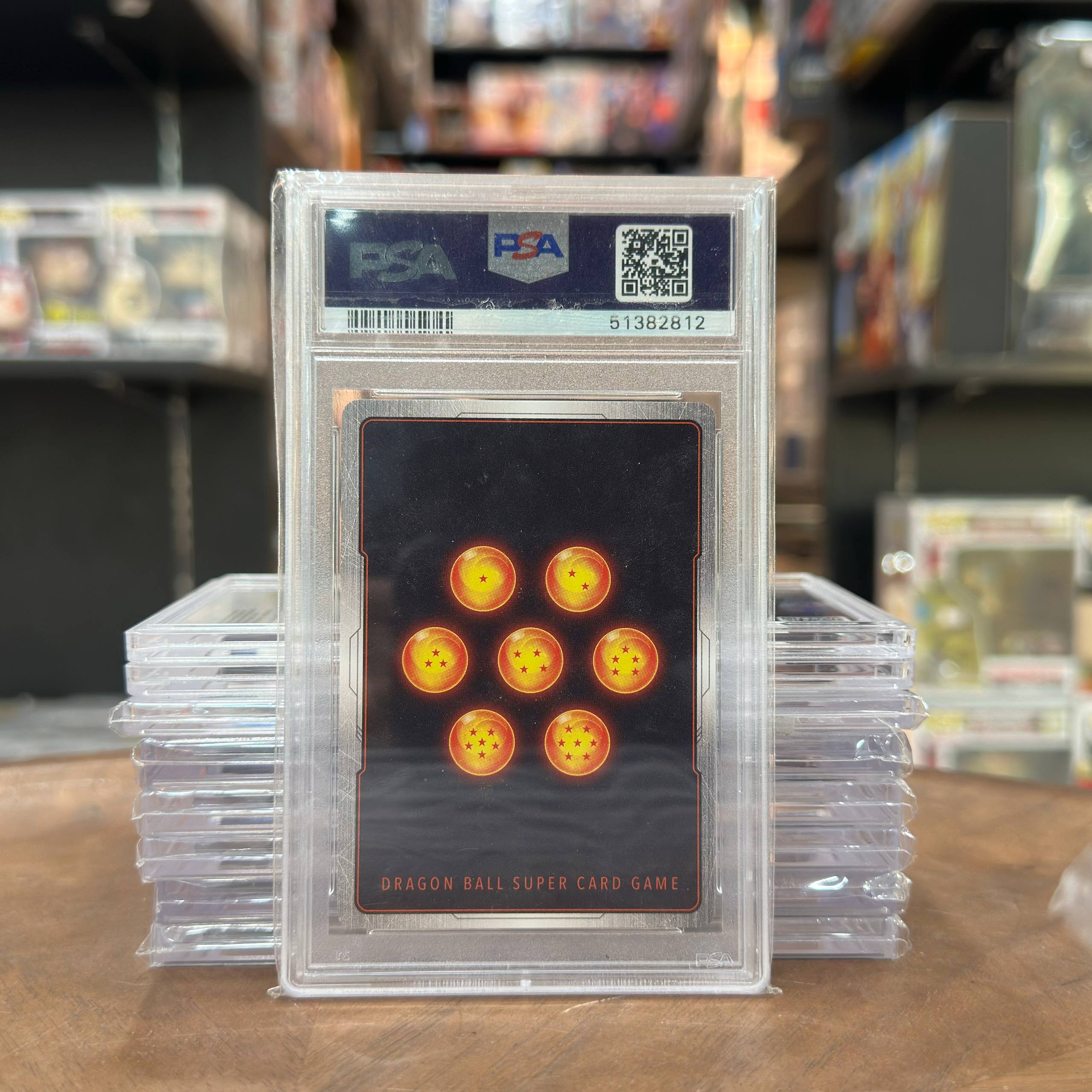 2017 DRAGON BALL SUPER CARD GAME SERIES 2 UNION FORCE SECRET RARE ULTIMATE FORCE SSB VEGITO #BT2-123 PSA 9