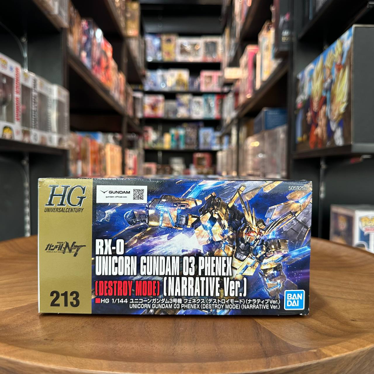 HG 1/144 RX-0 Unicorn Gundam 03 Phenex (Destroy Mode)
