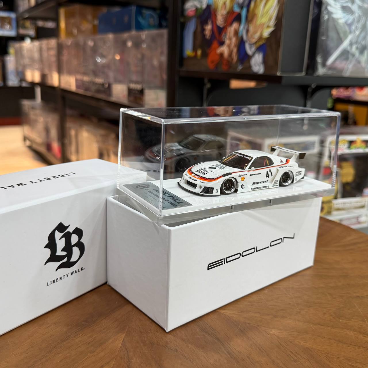 1:43 MakeUp LB-Super Silhouette MAZDA FD3S RX-7 White LB028B