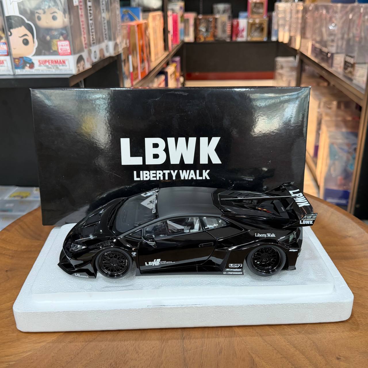 AUTOart 1/18 LIBERTY WALK LB-Silhouette Lamborghini Huracan GT 79129 Black New